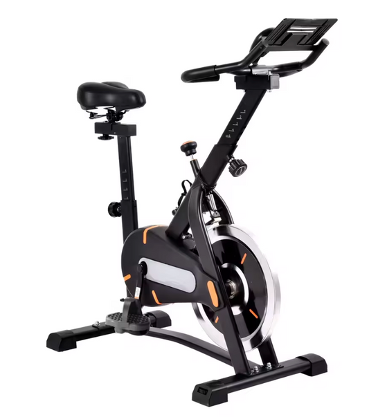Indoor Fitnessfiets – Verstelbare Hometrainer met LCD Display, 120 kg Draagkracht