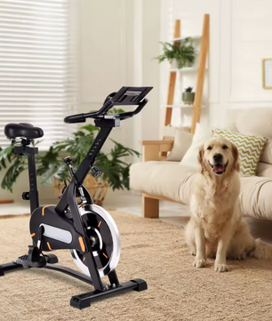 Indoor Fitnessfiets – Verstelbare Hometrainer met LCD Display, 120 kg Draagkracht