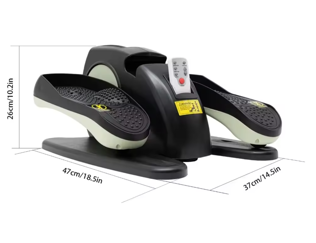 Mini Hometrainer – Elektrische Pedalentrainer met LCD & Afstandsbediening, 5 Snelheden