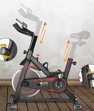 Indoor Spinningfiets – Ergometer, 10 kg Vliegwiel & LCD Display, 150 kg Draagkracht
