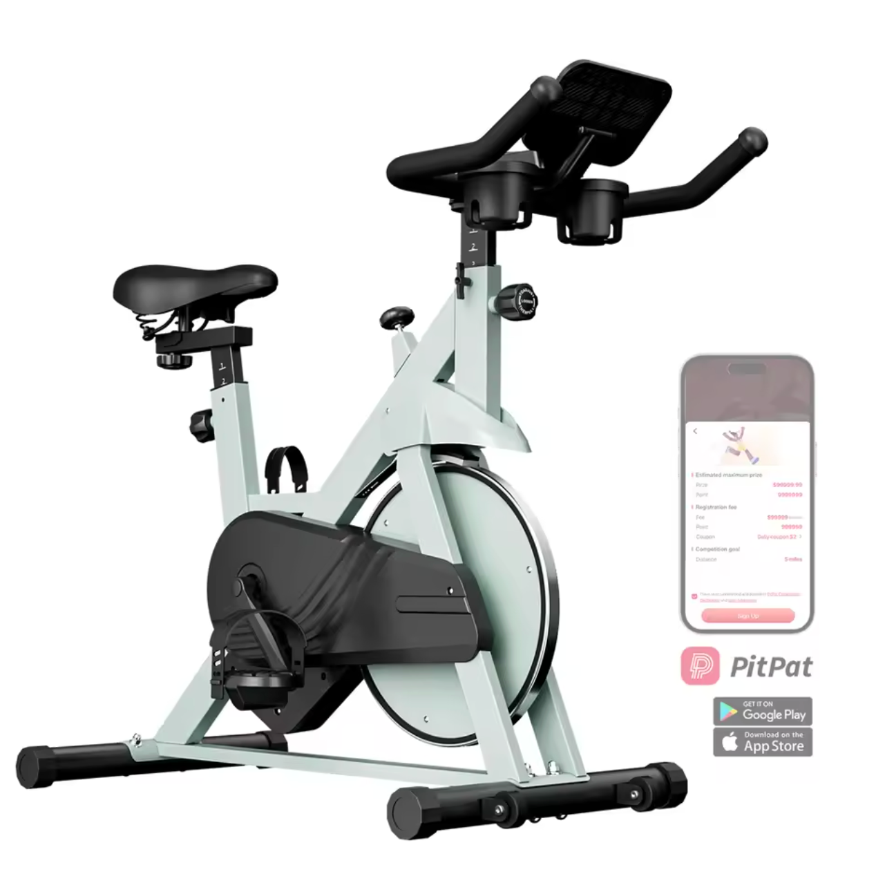 Hometrainer – Magnetische Weerstand & LCD Display, Stil en Verstelbaar