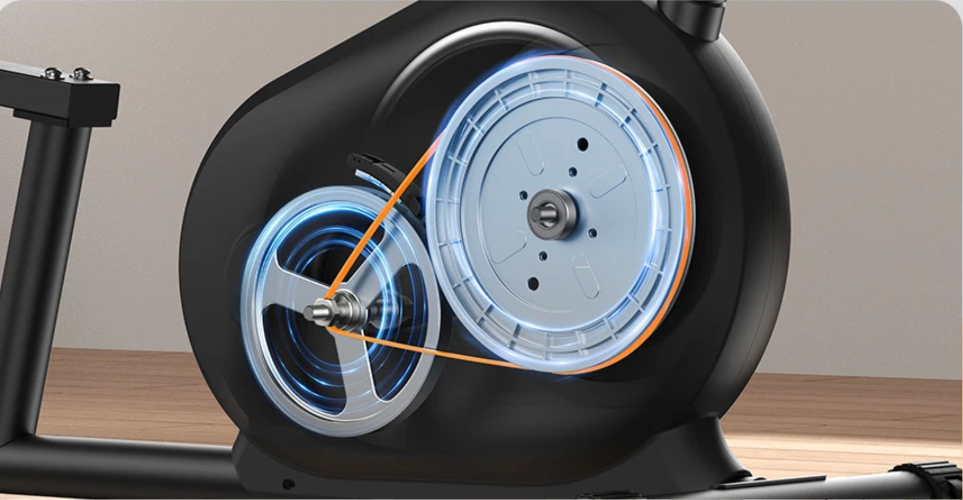 Ligfiets Hometrainer – Magnetische Weerstand, LCD Display & Hartslagmeter