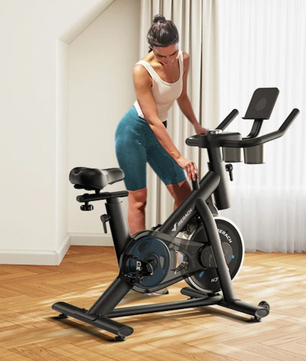Indoor Cycling Fiets – Remblok Weerstand, LCD Display & Tablet Houder, 136 kg Draagkracht
