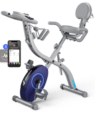 Opvouwbare 4-in-1 Hometrainer – Magnetische Weerstand & LCD Display