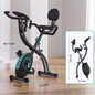 Opvouwbare 4-in-1 Hometrainer – Magnetische Weerstand & LCD Display