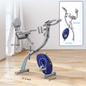 Opvouwbare 4-in-1 Hometrainer – Magnetische Weerstand & LCD Display