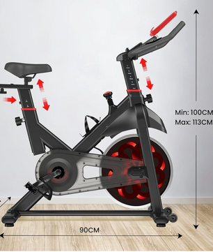 Indoor Spinningfiets – Magnetische Weerstand, LCD & 150 kg Draagkracht