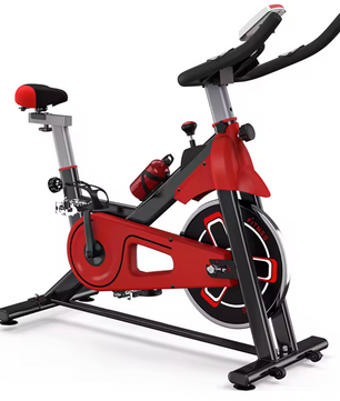 Hometrainer Spinningfiets – Indoor Fitnessbike met LCD Display & Verstelbare Weerstand, 120 kg Draagkracht