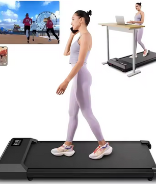 Loopband Onder Bureau – Stille Walking Pad met App & Afstandsbediening, 136 kg Draagkracht