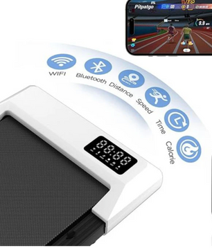 Loopband Onder Bureau – Stille Walking Pad met App & Afstandsbediening, 136 kg Draagkracht