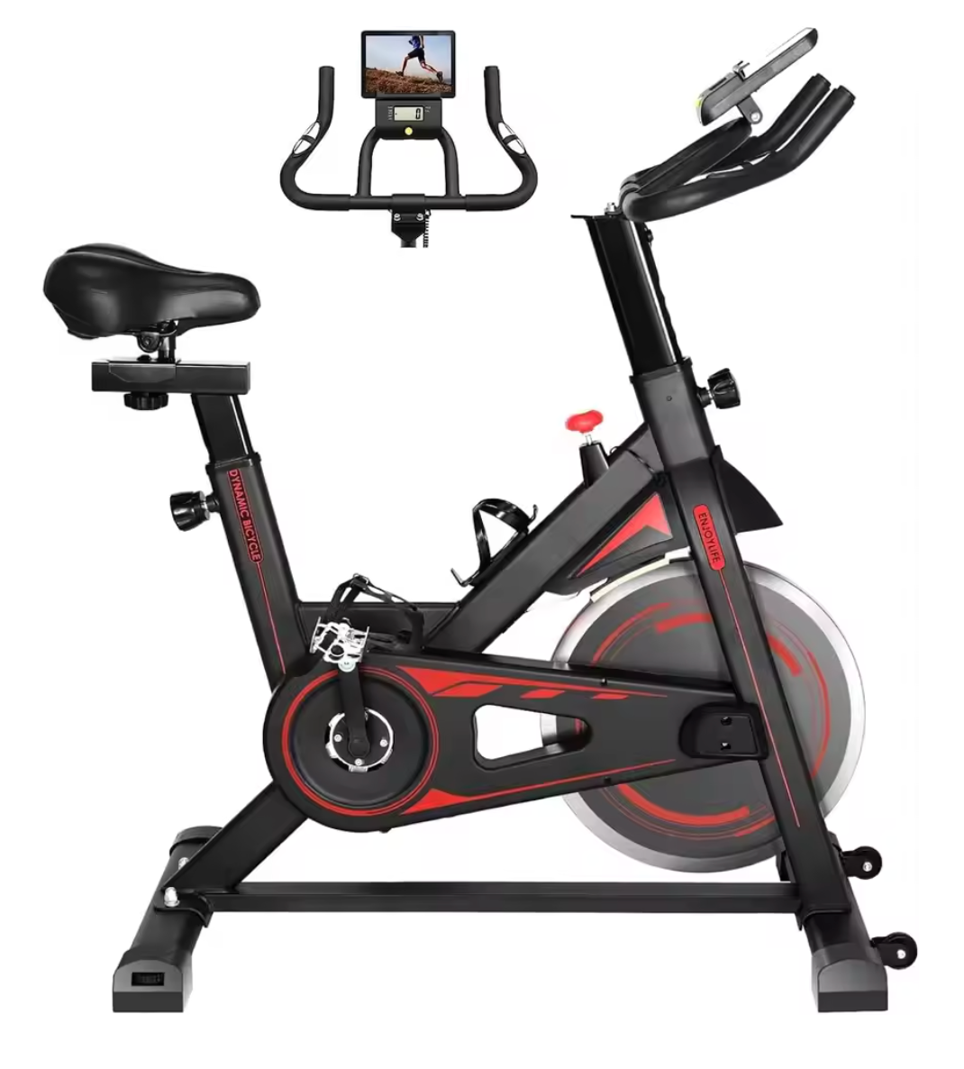 Spinningfiets Hometrainer – Magnetische Weerstand, 10 kg Vliegwiel & LCD Display