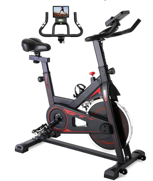 Spinningfiets Hometrainer – Magnetische Weerstand, 10 kg Vliegwiel & LCD Display