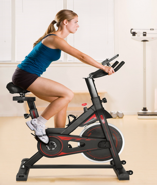 Spinningfiets Hometrainer – Magnetische Weerstand, 10 kg Vliegwiel & LCD Display
