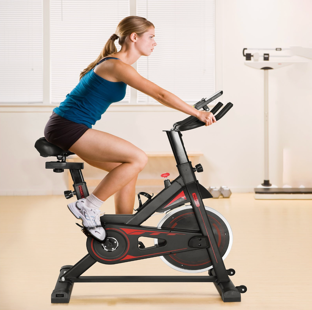 Spinningfiets Hometrainer – Magnetische Weerstand, 10 kg Vliegwiel & LCD Display