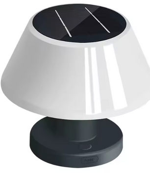 Solar LED Tafellamp – Draadloos Oplaadbaar & Waterdicht, Voor Binnen en Buiten