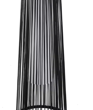 Solar Rattan Vloerlamp – LED Buitenlamp met Automatisch Licht & Waterbestendig