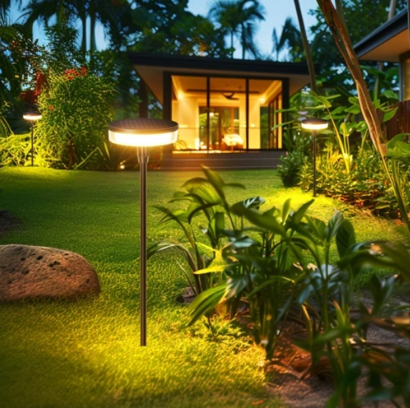 Solar Sway Tuinlampen – Bewegende LED Zonnelampen voor Pad, Gazon & Terras