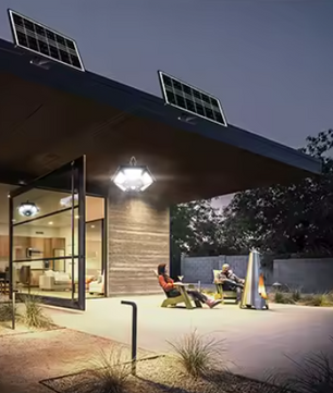 Solar LED Hanglamp – 180 LED’s met Afstandsbediening & Bewegingssensor, Voor Binnen en Buiten