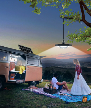 Solar LED Hanglamp – 180 LED’s met Afstandsbediening & Bewegingssensor, Voor Binnen en Buiten