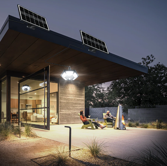 Solar LED Hanglamp – 180 LED’s met Afstandsbediening & Bewegingssensor, Voor Binnen en Buiten