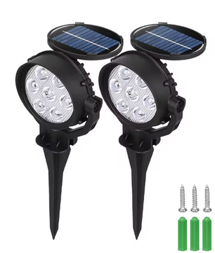 Solar LED Spotlamp – 9 LED’s RGB Tuinverlichting, Waterdicht & Verstelbaar