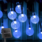 Solar Slingerlicht – 200 LED Kristal Bollen, Waterdicht & 8 Modus Tuinverlichting