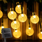 Solar Slingerlicht – 200 LED Kristal Bollen, Waterdicht & 8 Modus Tuinverlichting