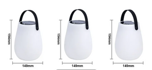 Solar LED Tafellantaarn op Zonne-energie – Draagbaar & USB Oplaadbaar, IP54 Weerbestendig