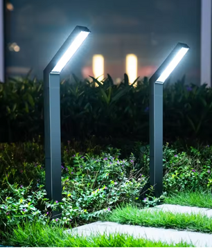 Set van 4 Solar Tuinpadlampen – LED Buitenlampen met IP65 Bescherming & 3 Lichtstanden