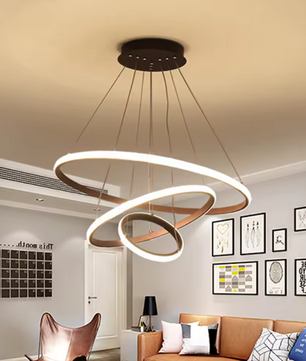 Nordic Luxe LED Hanglamp – Verstelbare Design Plafondlamp met Hoge Helderheid