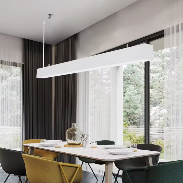 LED Hanglamp 120cm – In Hoogte Verstelbare Design Plafondlamp 30W
