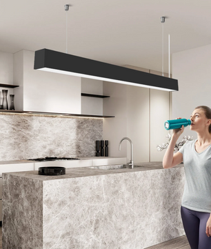 LED Hanglamp 120cm – In Hoogte Verstelbare Design Plafondlamp 30W