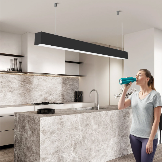 LED Hanglamp 120cm – In Hoogte Verstelbare Design Plafondlamp 30W
