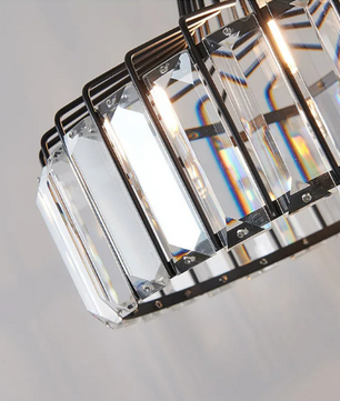 Kristallen Hanglamp – Moderne Plafondlamp met Luxe Design, Voor Woonkamer & Slaapkamer