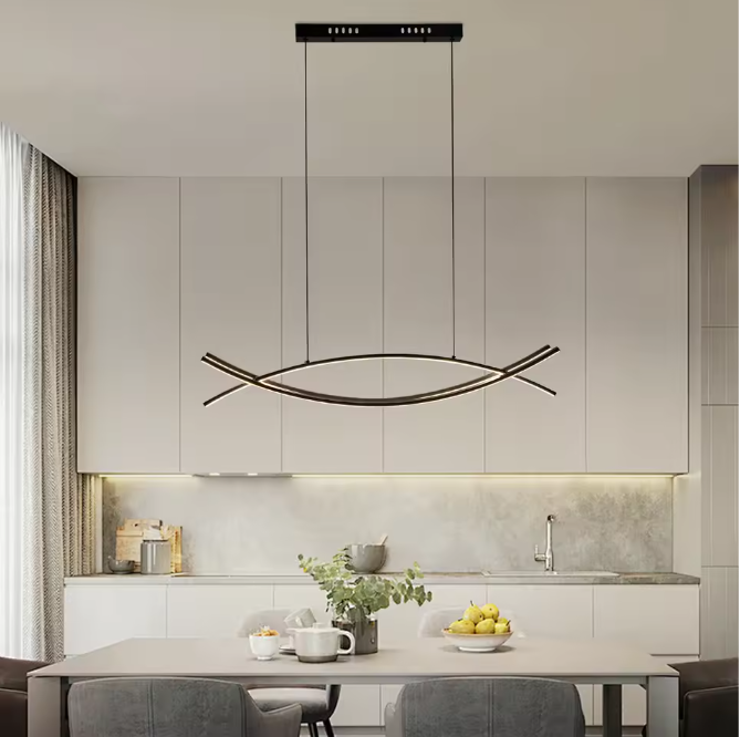 Moderne LED Hanglamp – Dimbare Plafondlamp met Afstandsbediening