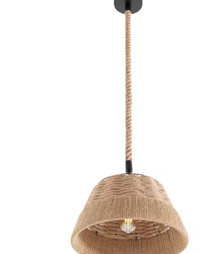 Rotan Hanglamp – Handgeweven Plafondlamp met Landelijke Stijl