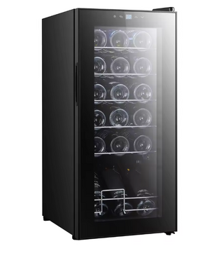 Wijnkoelkast 18 Flessen – 50L, LED Verlichting & Touchscreen