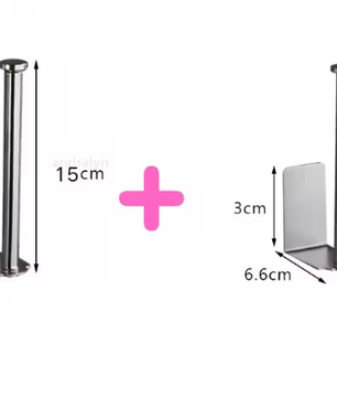 RVS Toiletrolhouder – Zelfklevend & Zonder Boren, Wandmontage