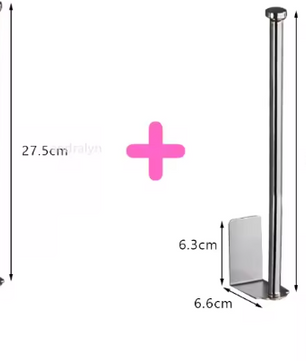 RVS Toiletrolhouder – Zelfklevend & Zonder Boren, Wandmontage