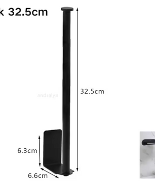 RVS Toiletrolhouder – Zelfklevend & Zonder Boren, Wandmontage