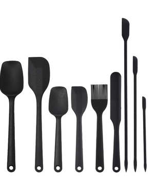 Siliconen Spatelset 6/9-delig – Hittebestendig & Antiaanbak, Keuken Essentials