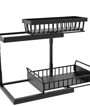 Ondergoot Organizer 2-Lagen – Uitschuifbaar & Ruimtebesparend