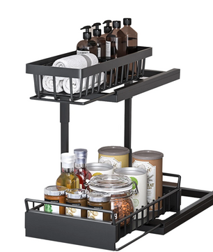 Ondergoot Organizer 2-Lagen – Uitschuifbaar & Ruimtebesparend