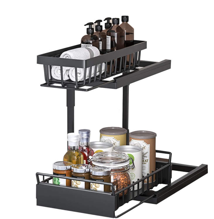 Ondergoot Organizer 2-Lagen – Uitschuifbaar & Ruimtebesparend