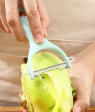 Multifunctionele Groente- en Fruitenschiller – RVS Mes & Ergonomisch Design