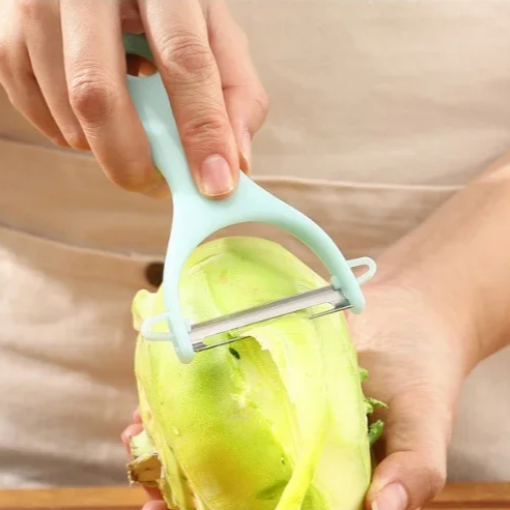 Multifunctionele Groente- en Fruitenschiller – RVS Mes & Ergonomisch Design