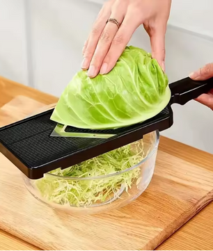 Multifunctionele Groente- en Koolschneider – Handmatige RVS Slicer & Rasp