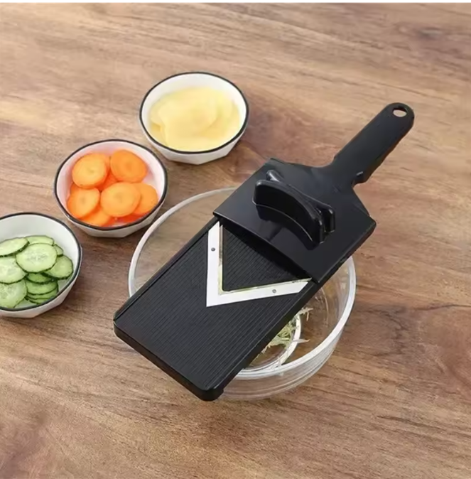 Multifunctionele Groente- en Koolschneider – Handmatige RVS Slicer & Rasp