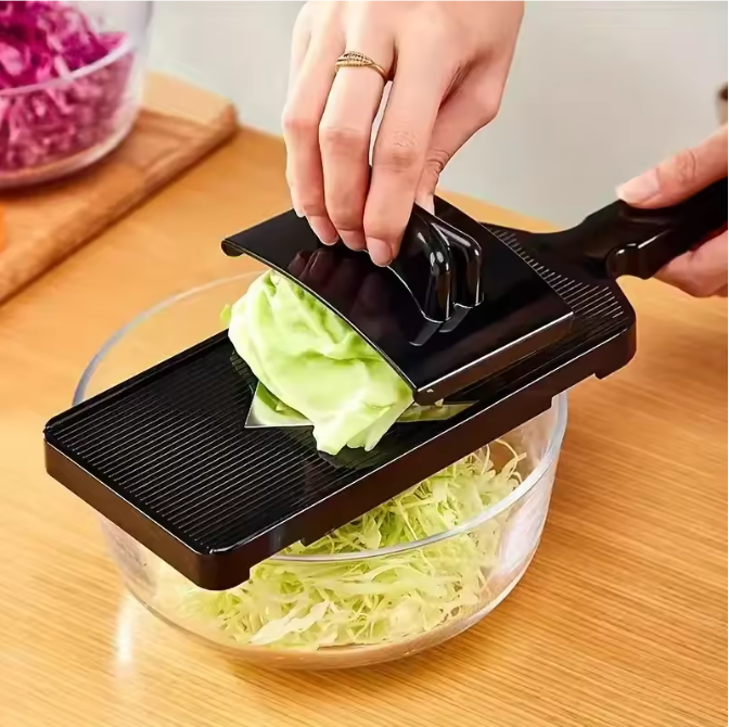 Multifunctionele Groente- en Koolschneider – Handmatige RVS Slicer & Rasp