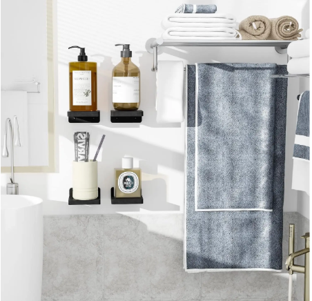 Set van 4 Kleine Wandplanken – Houten Zwevende Planken, Decoratief & Ruimtebesparend